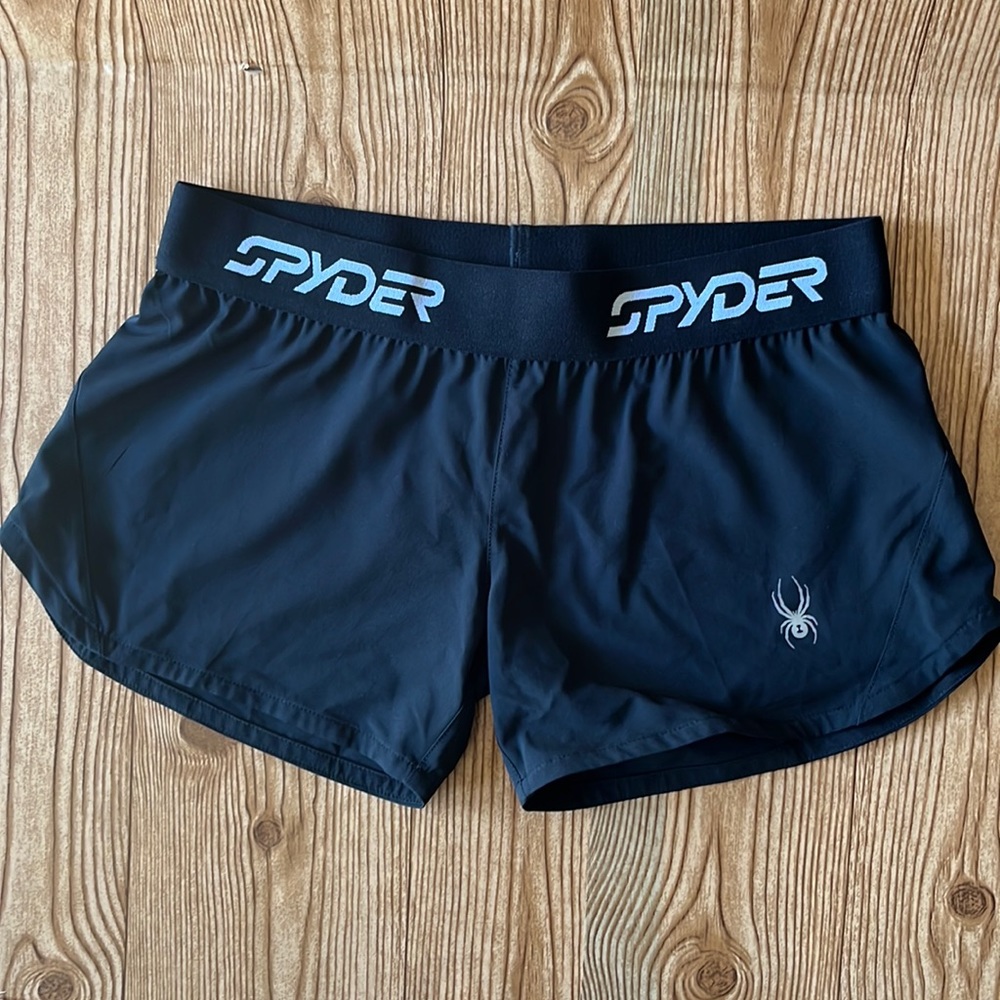 Spyder Athletic Training Running Shorts 4" Women's Size S Black
